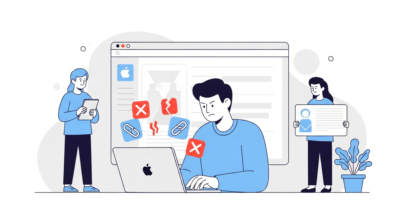 Mac keyboard shortcut to launch app not working — broken shortcut indicators on macOS