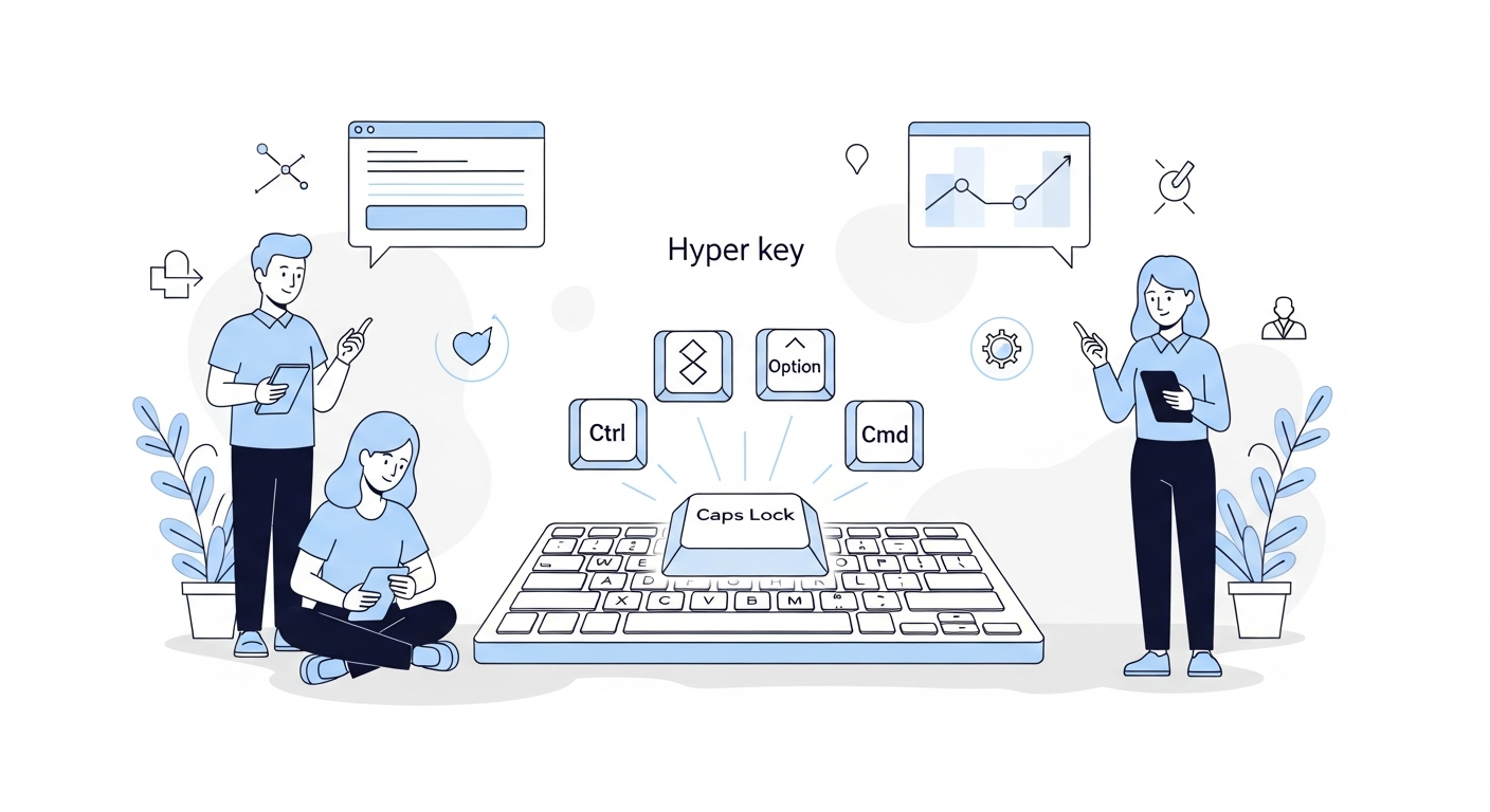 Caps Lock transforming into a Hyper key