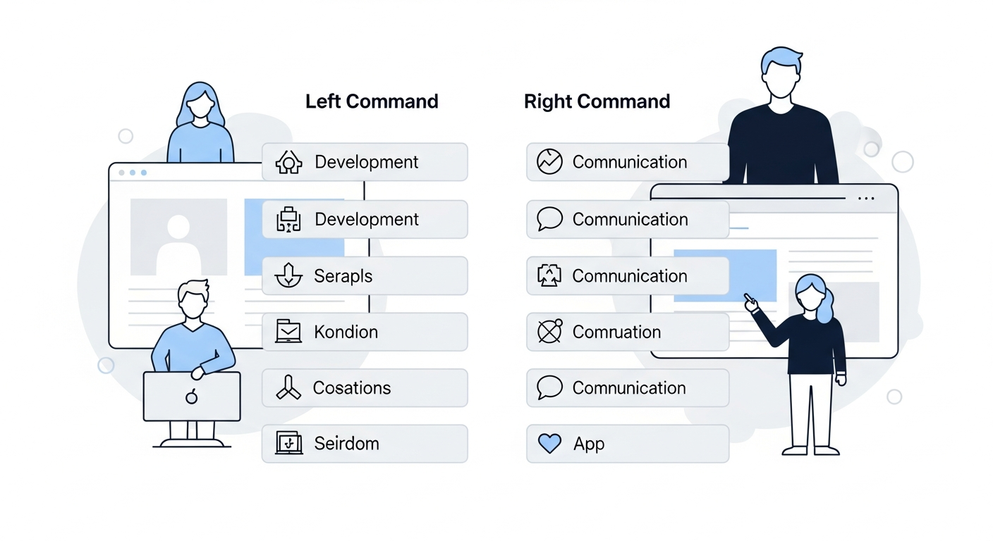 Developer workflow with 18 direct access app shortcuts